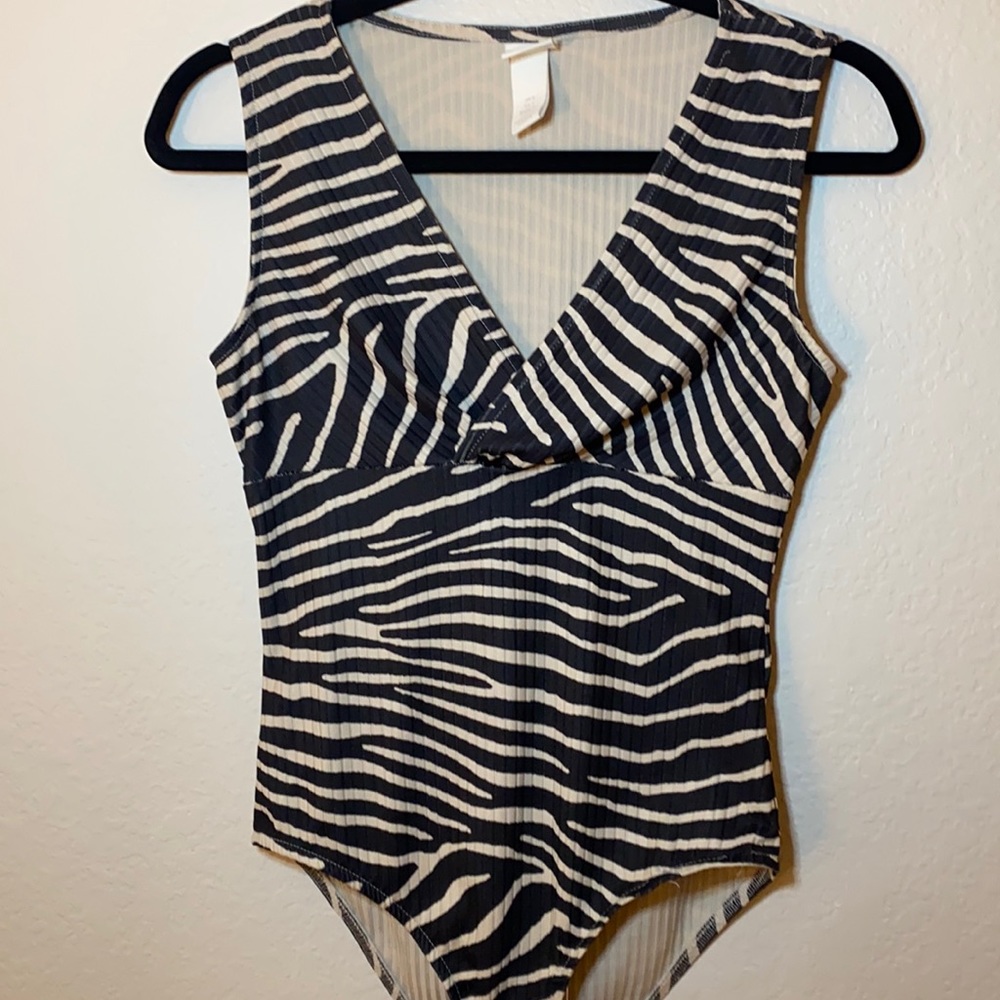 Striped Bodysuit by H&M - size small